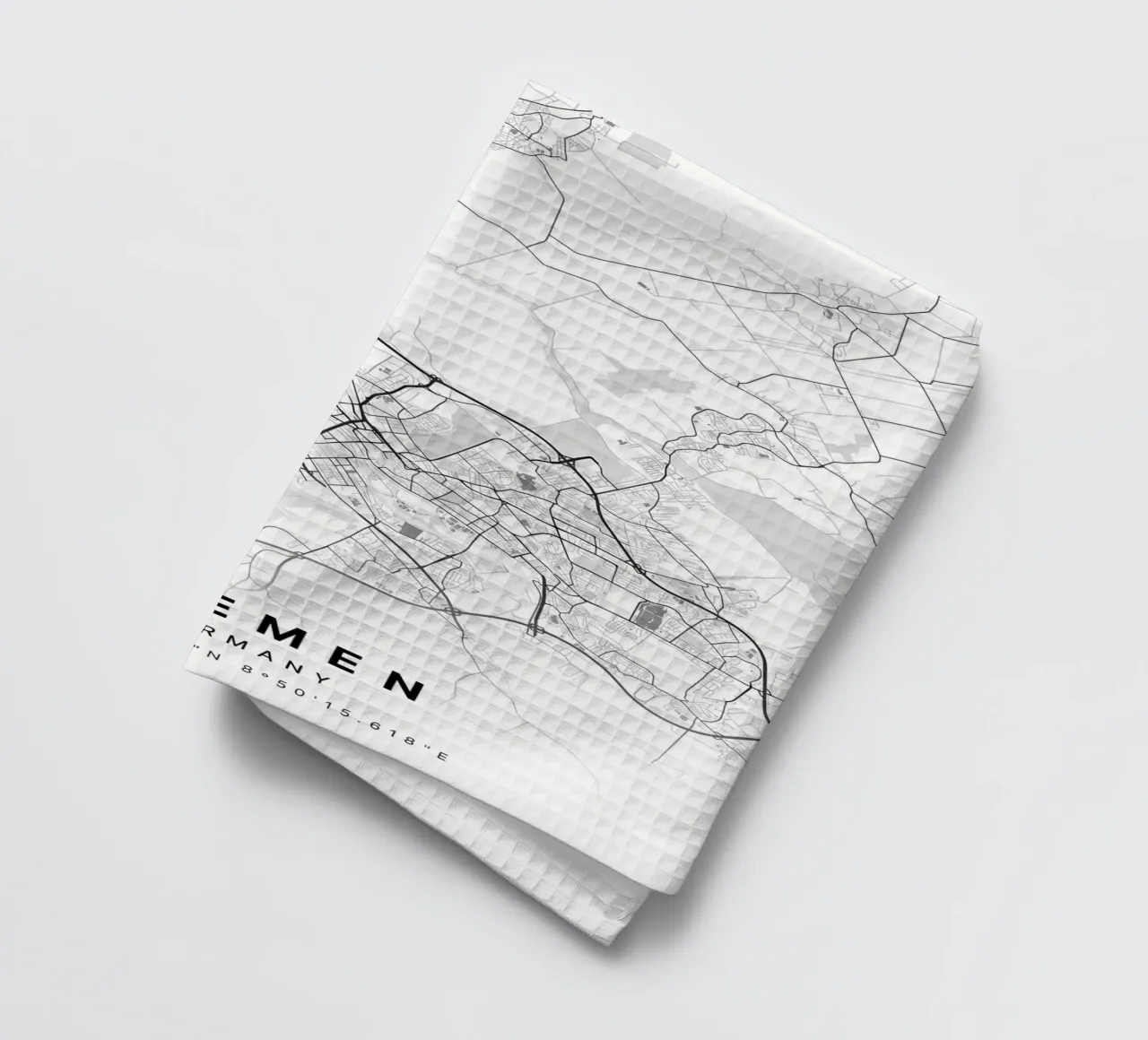 Bremen Germany tea towel by Christopher Adams