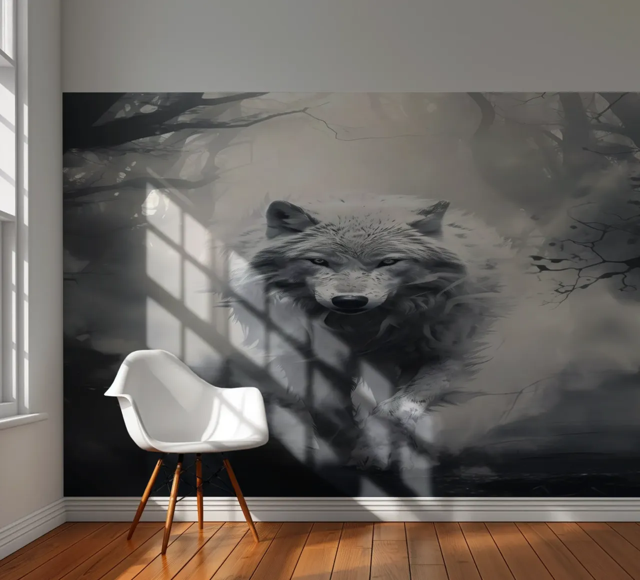 Wolf Animal photo wallpaper by Pierre Walton