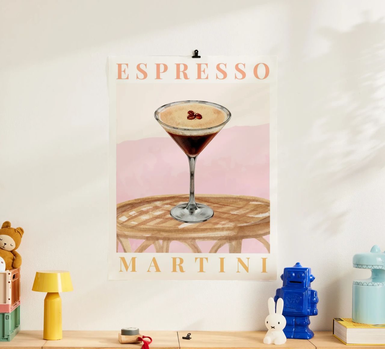 Espresso Martini Poster, Cocktail Poster, Cocktail Druck Poster von TheCocktailClub