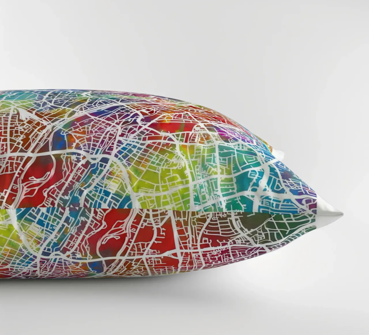 Munich Germany Map decorative cushion by Christopher Adams