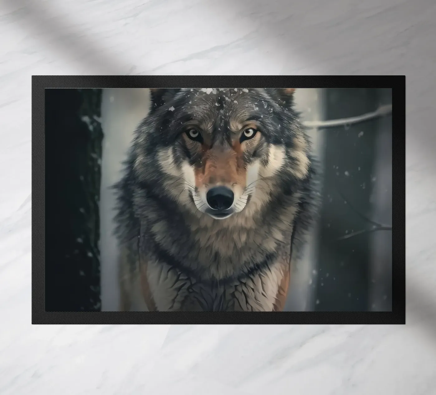 Wolf Dier deurmat van Pierre Walton