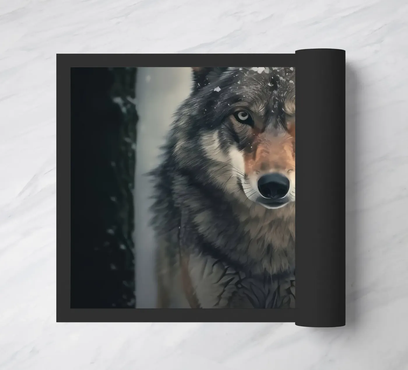 Wolf Dier deurmat van Pierre Walton