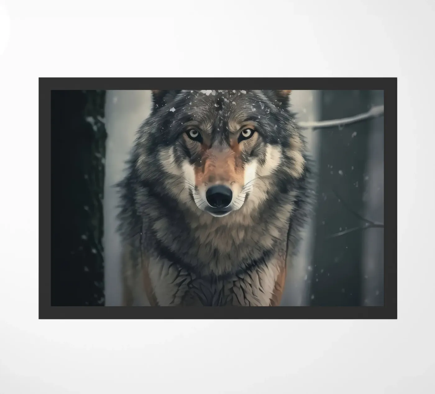 Wolf Dier deurmat van Pierre Walton