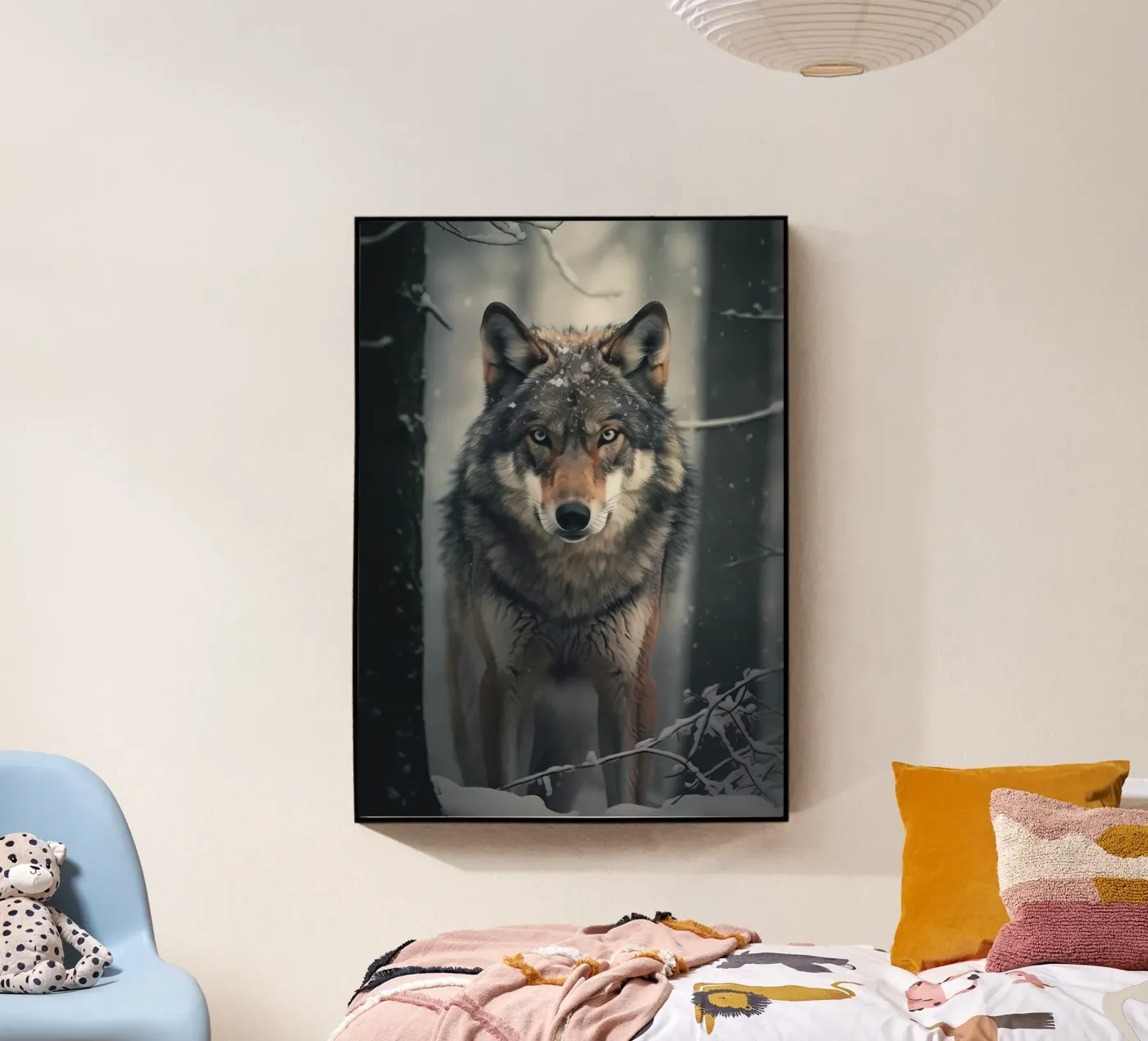 Wolf Animal plexiglass da Pierre Walton
