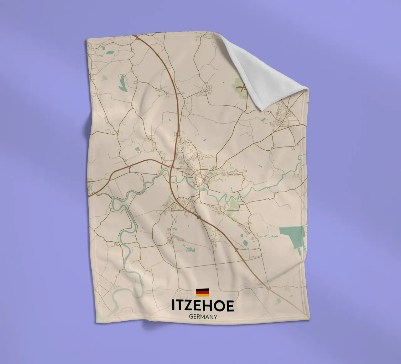 Itzehoe DE fleece blanket by Christopher Adams