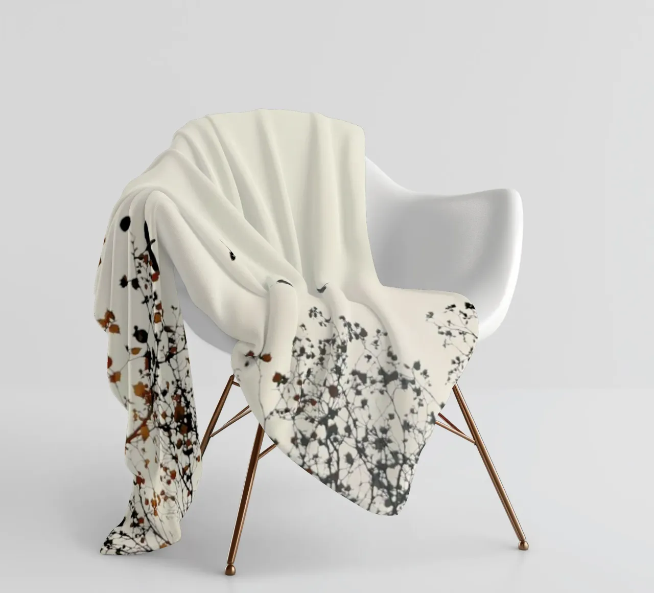 London 28 fleece blanket by Leigh Viner