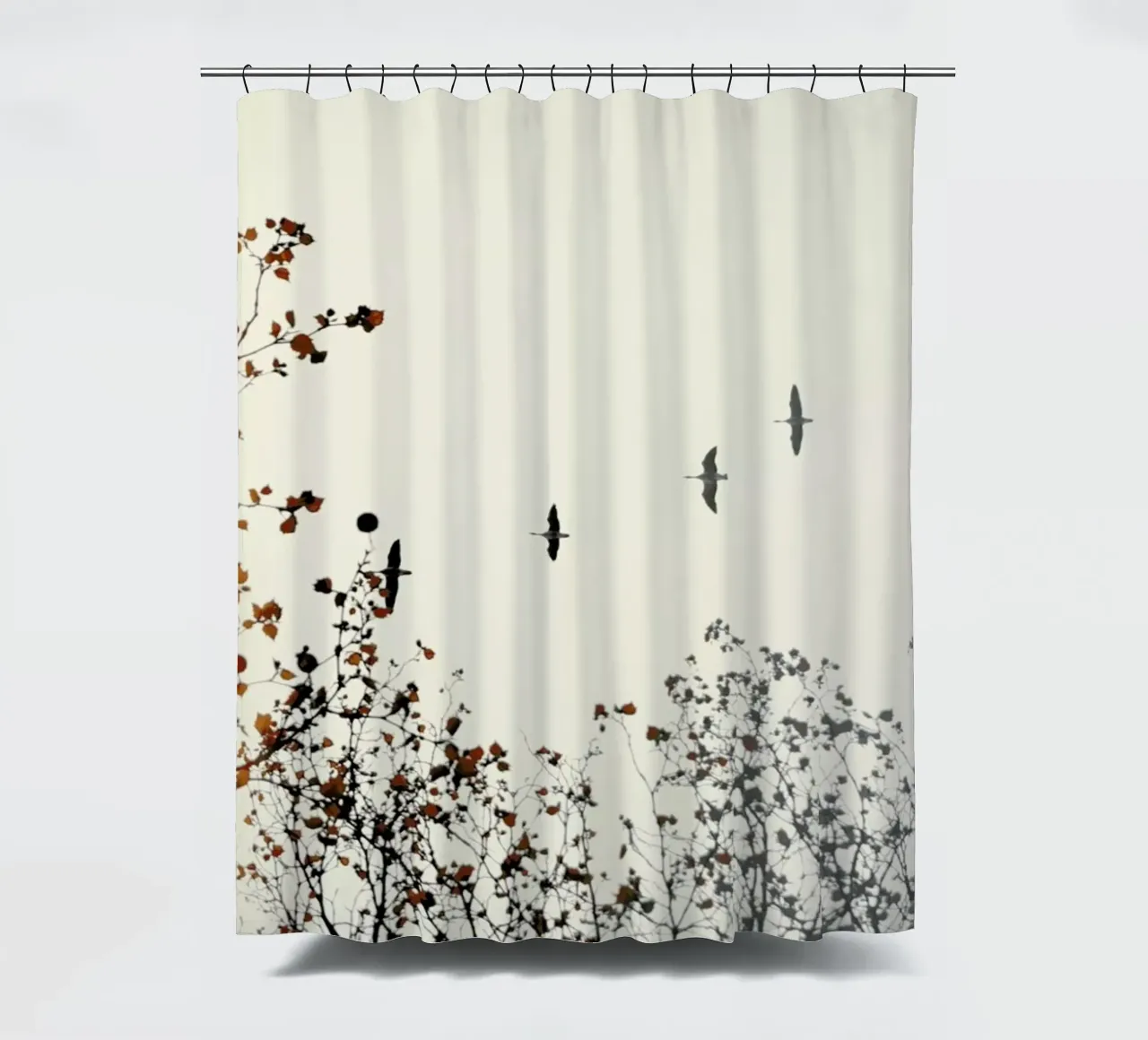 London 28 shower curtain by Leigh Viner