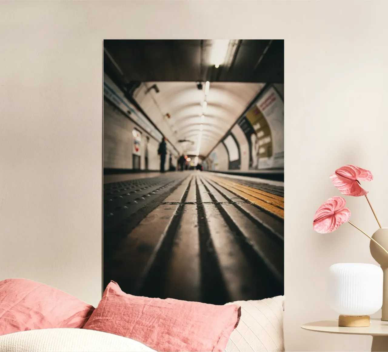 London Underground poster con telaio in alluminio da Jonas Klein
