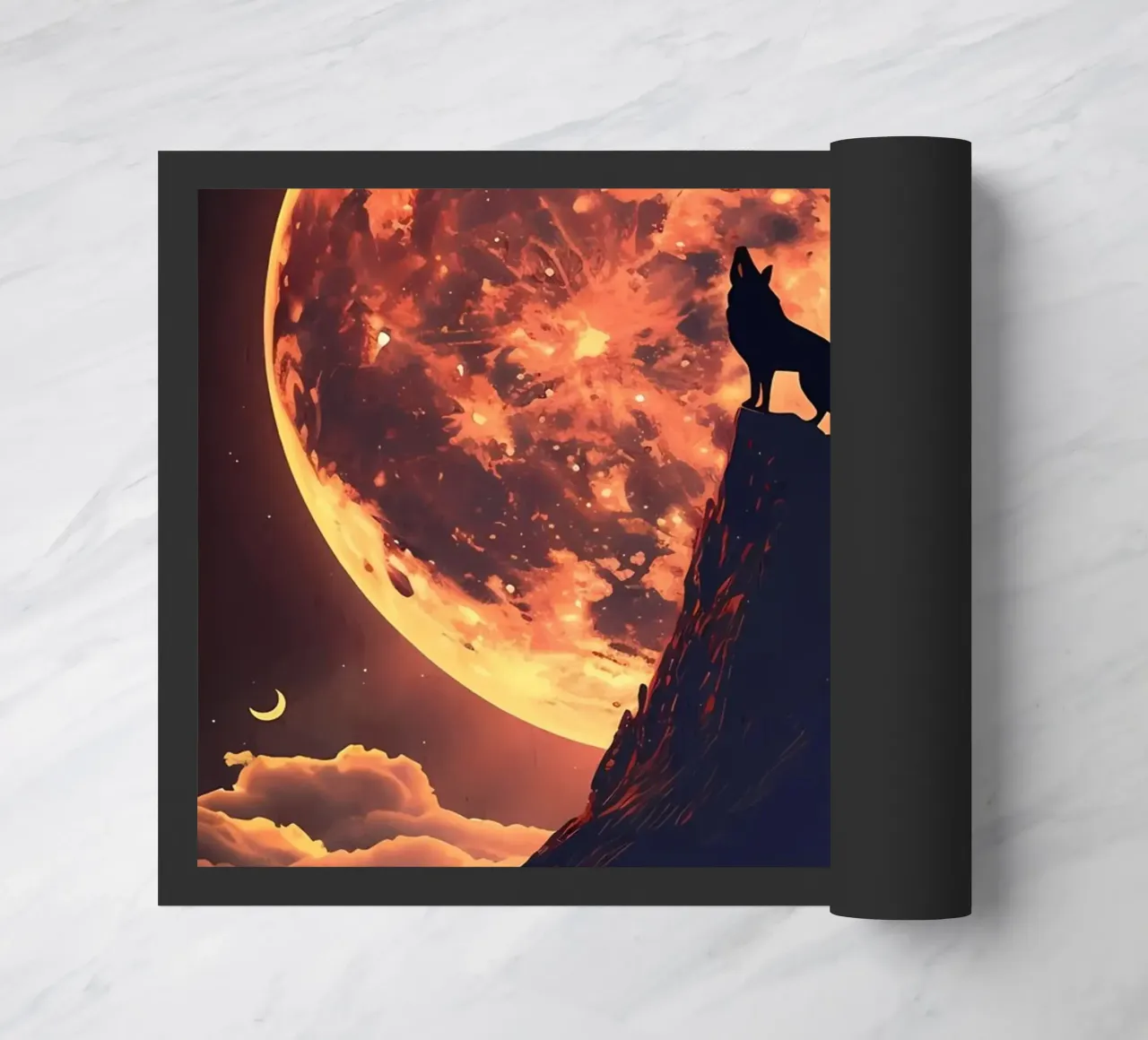 Wolf Dier deurmat van Pierre Walton