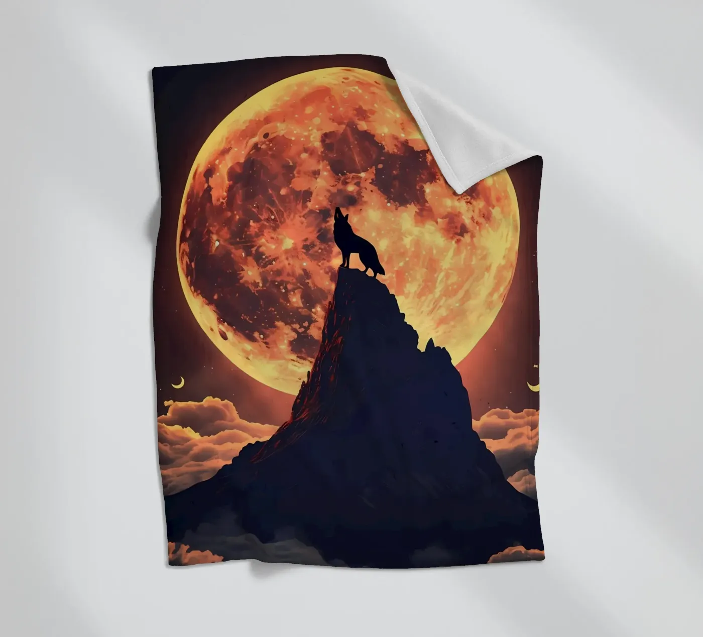 Wolf Dier fleecedeken van Pierre Walton