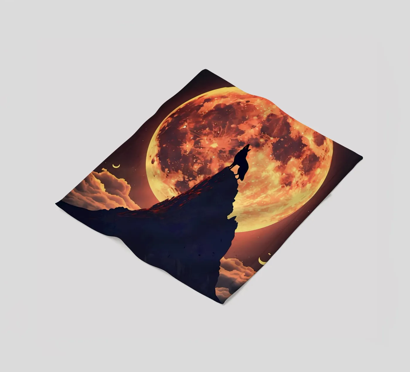 Wolf Dier fleecedeken van Pierre Walton