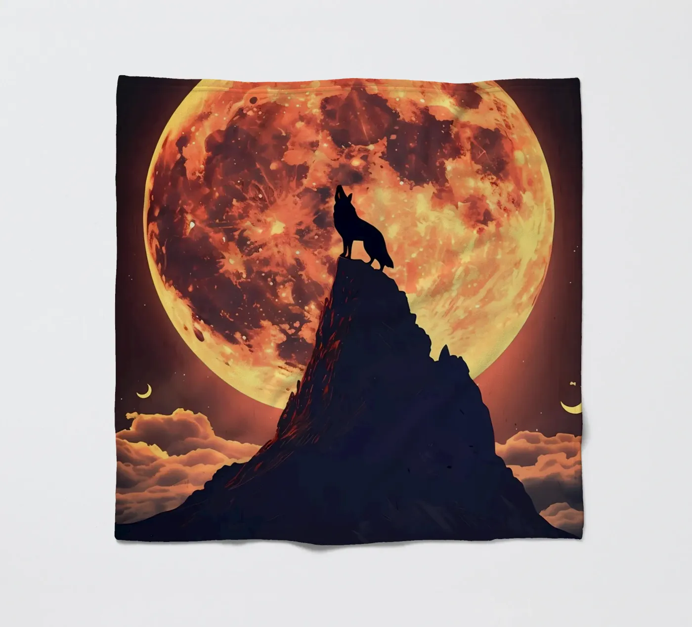 Wolf Dier fleecedeken van Pierre Walton