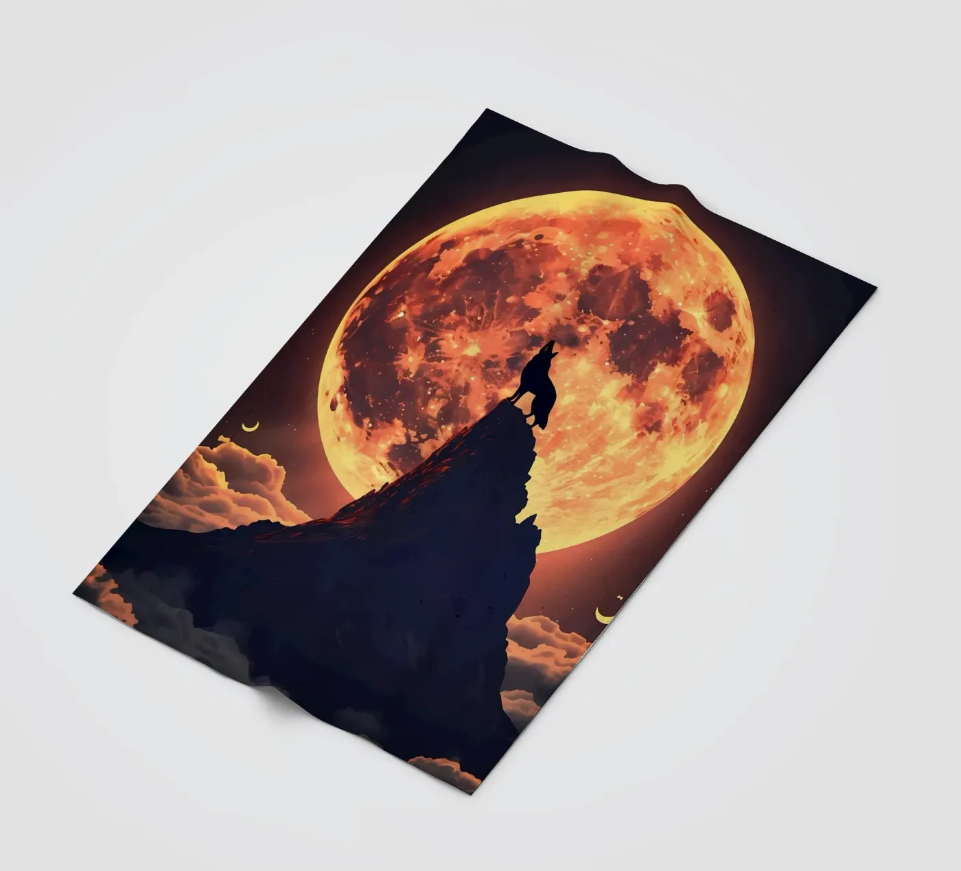 Wolf Dier fleecedeken van Pierre Walton