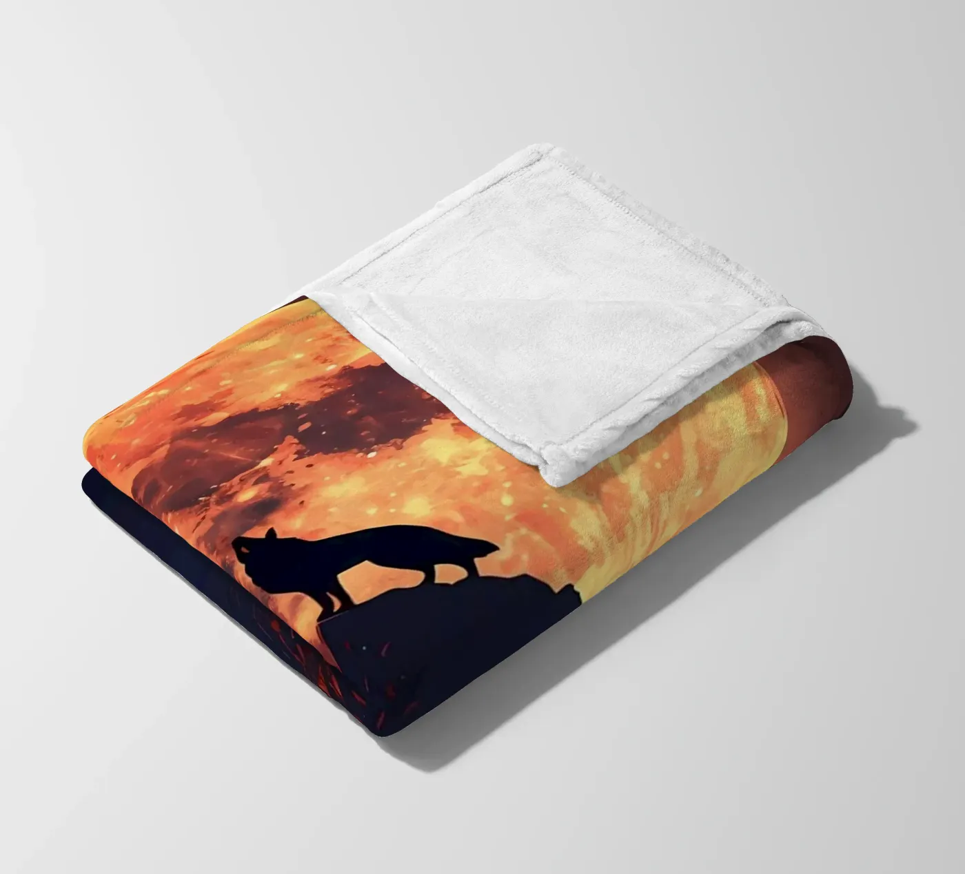 Wolf Dier fleecedeken van Pierre Walton