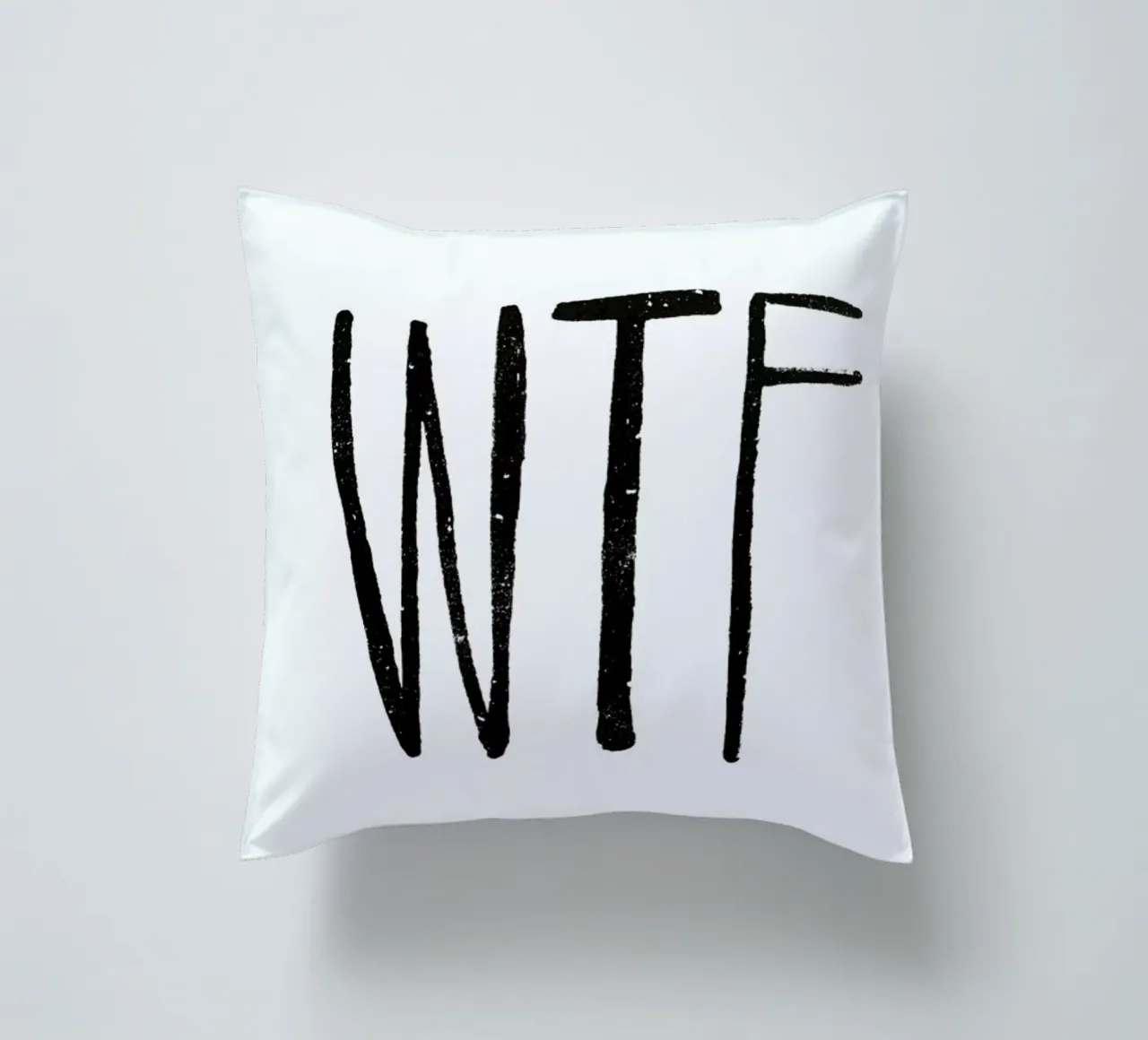 WTF cuscino da Leah Flores