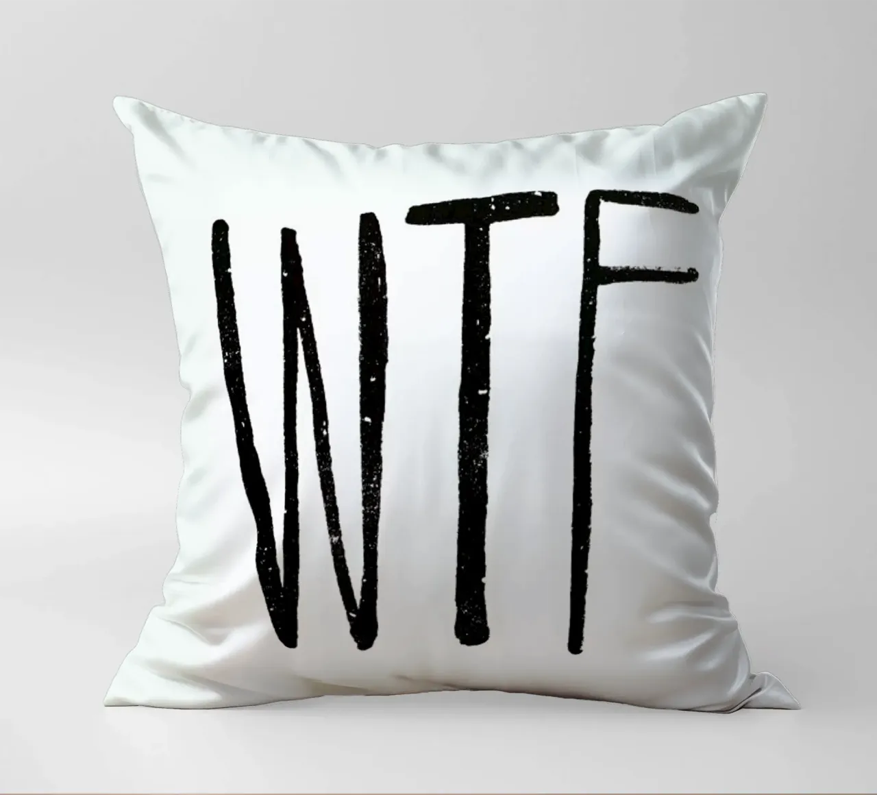 WTF cuscino da Leah Flores