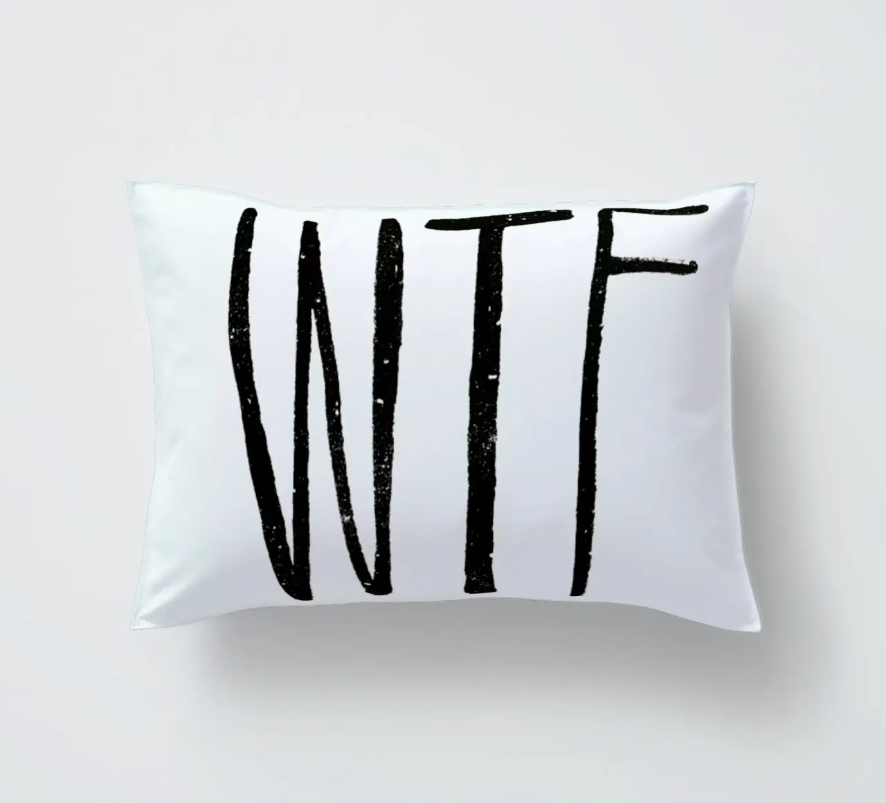 WTF cuscino da Leah Flores