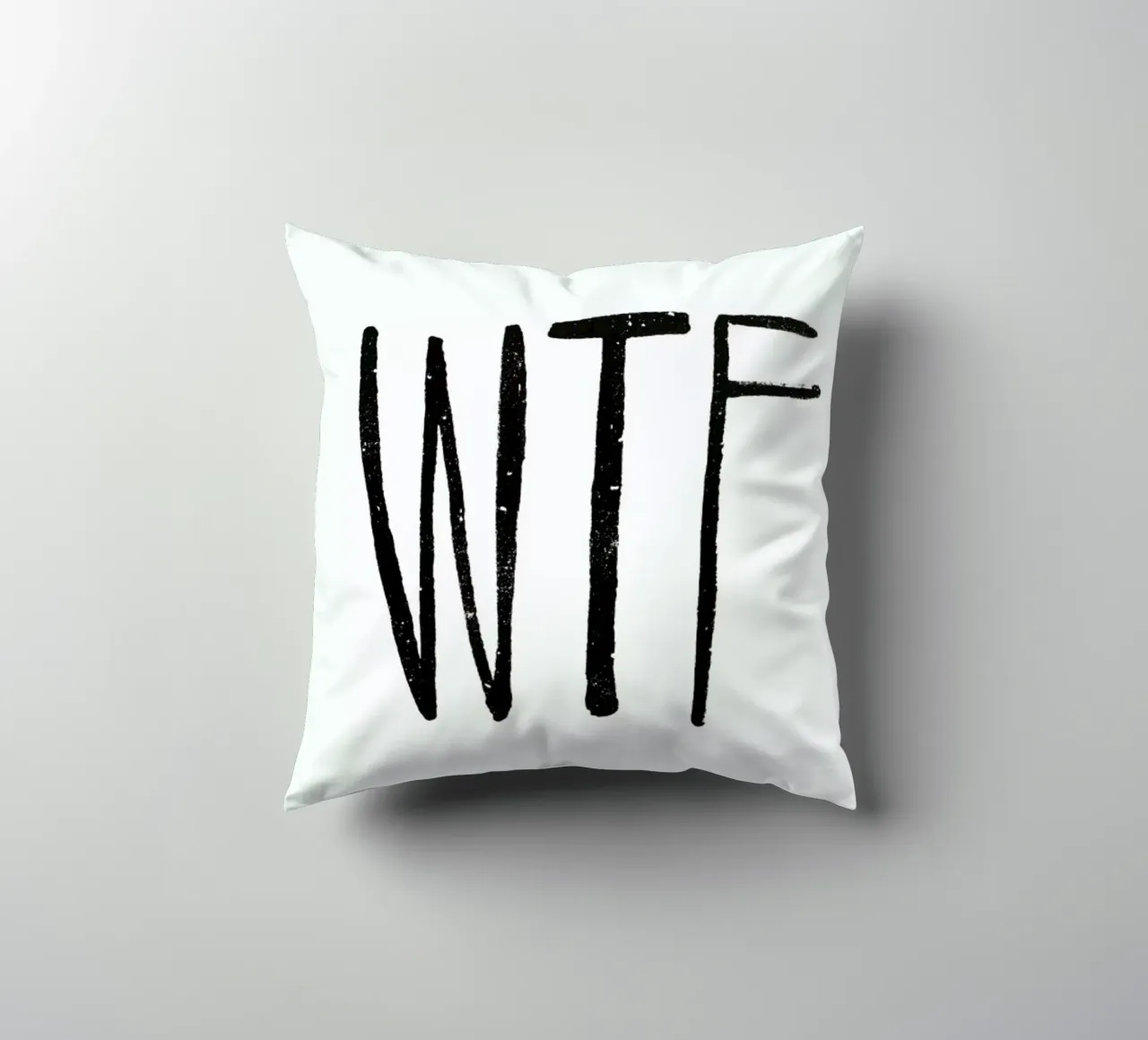 WTF cuscino da Leah Flores
