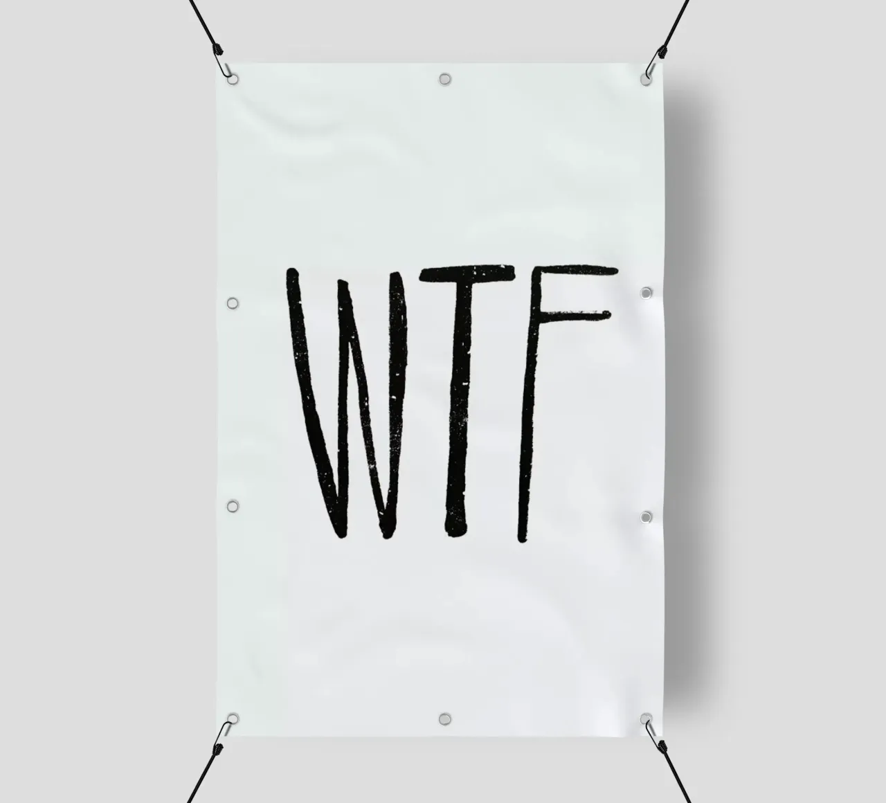 WTF telo in pvc da Leah Flores