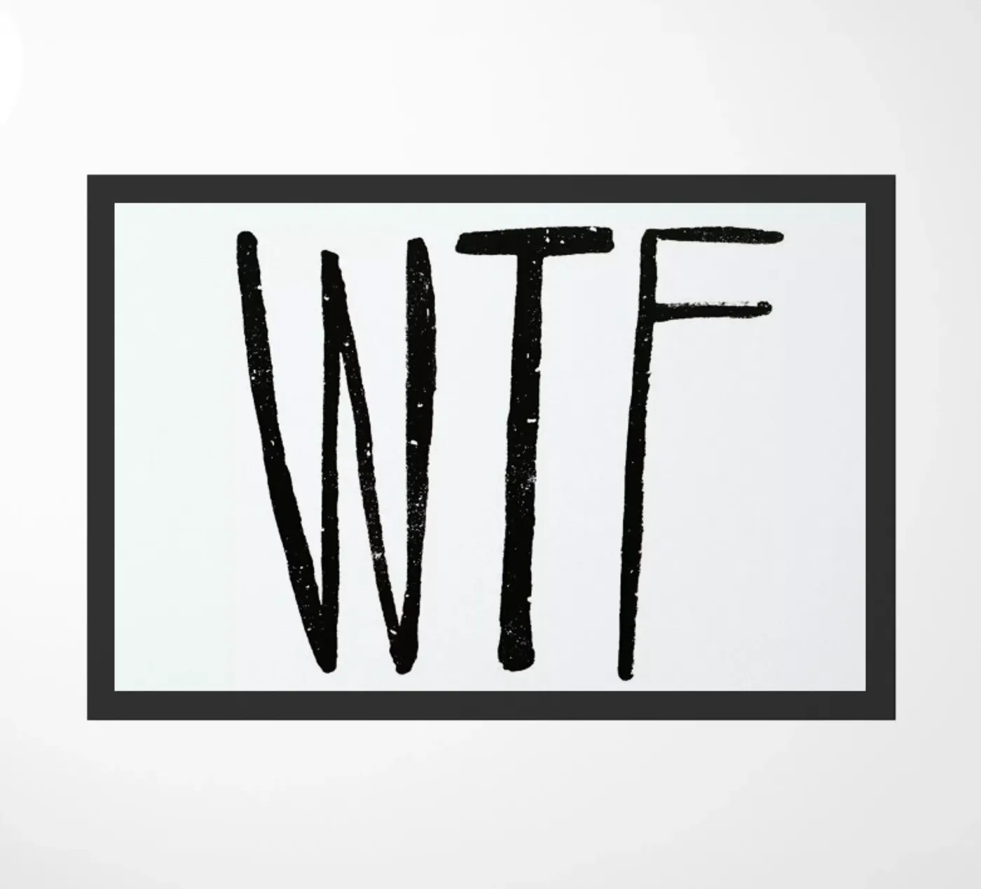 WTF deurmat van Leah Flores