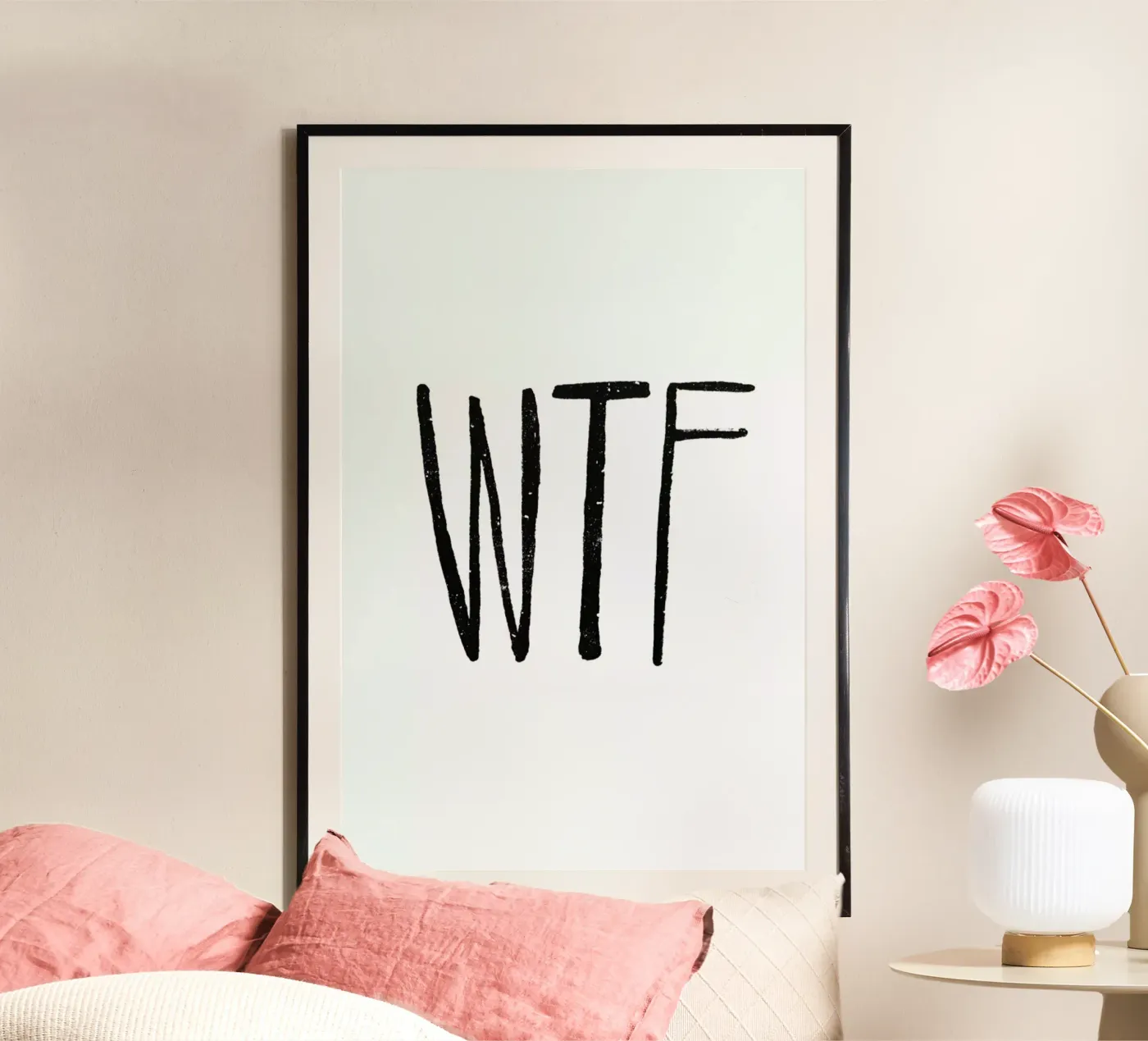 WTF poster da Leah Flores