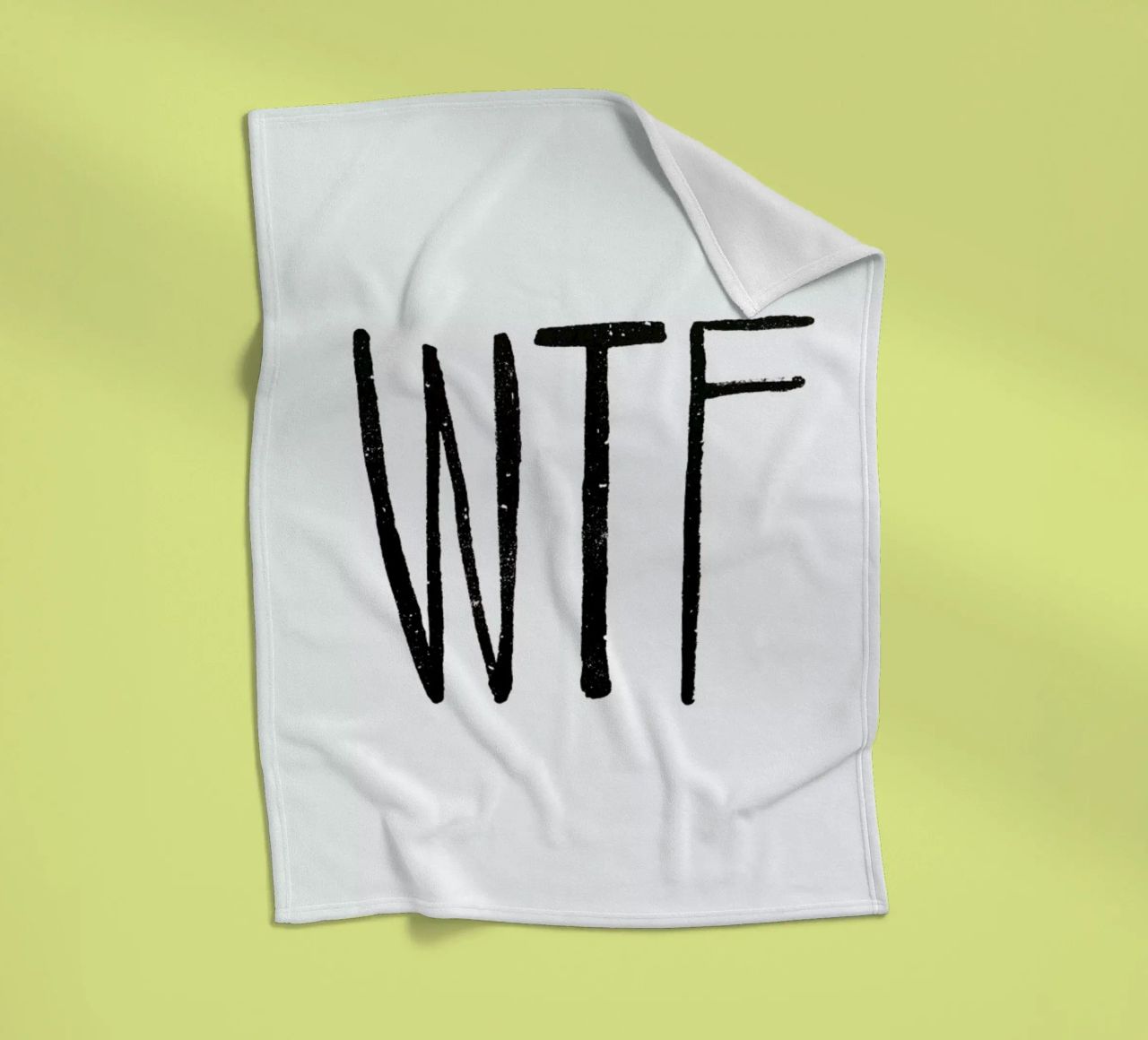 WTF coperta in pile da Leah Flores