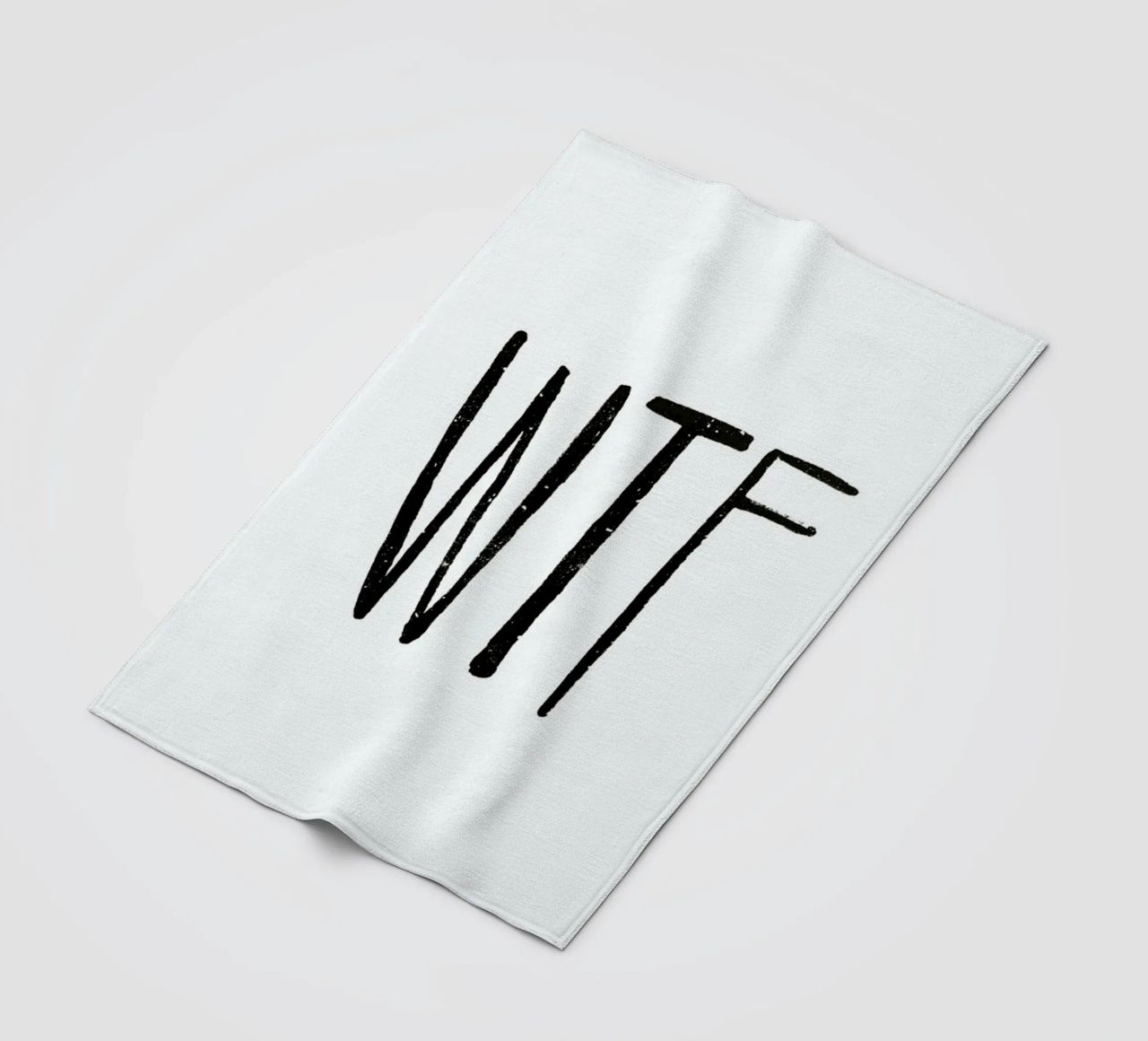 WTF coperta in pile da Leah Flores