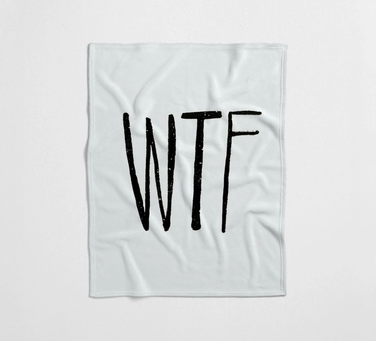 WTF coperta in pile da Leah Flores