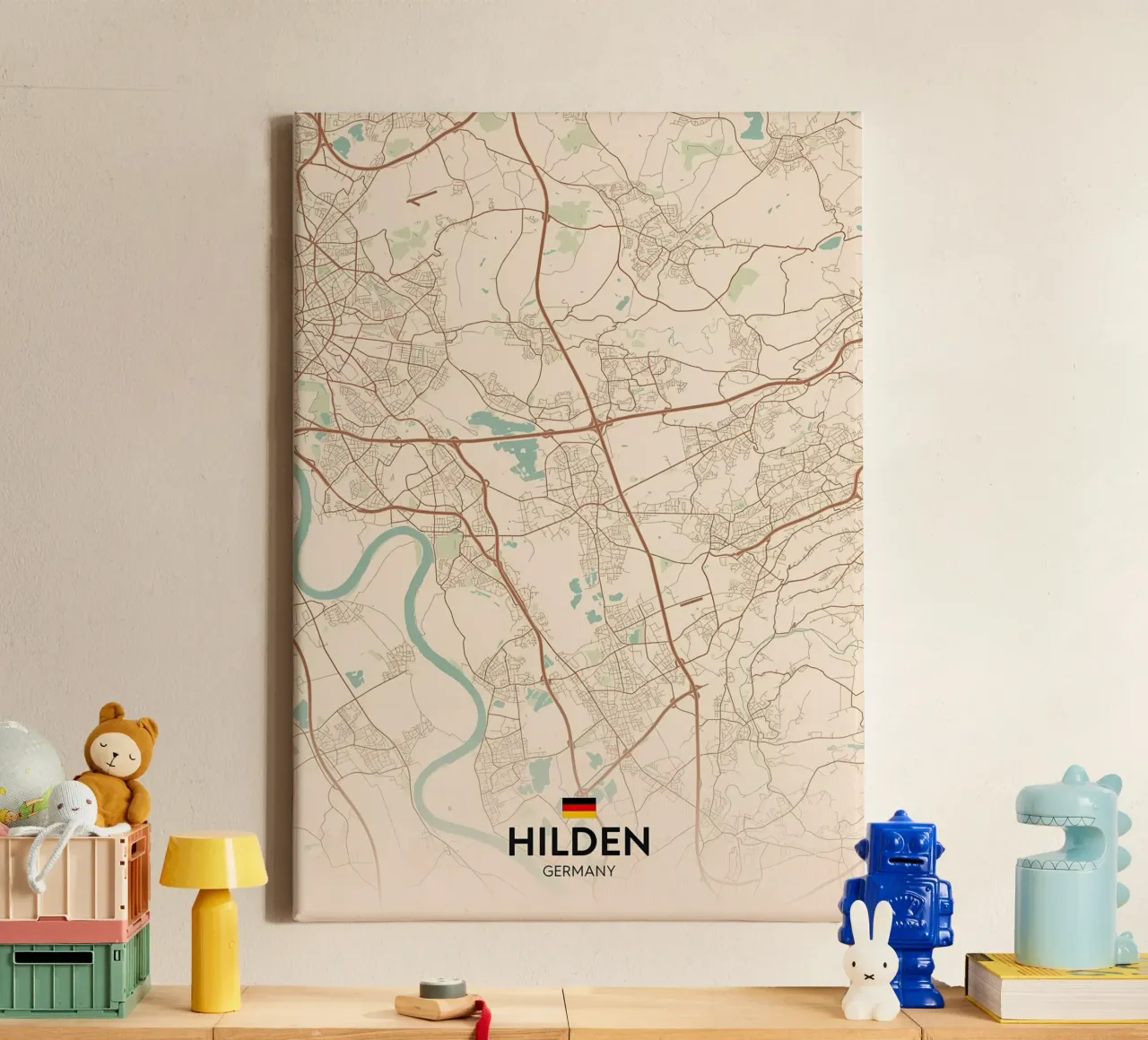 Hilden DE canvas with Floater frame by Christopher Adams