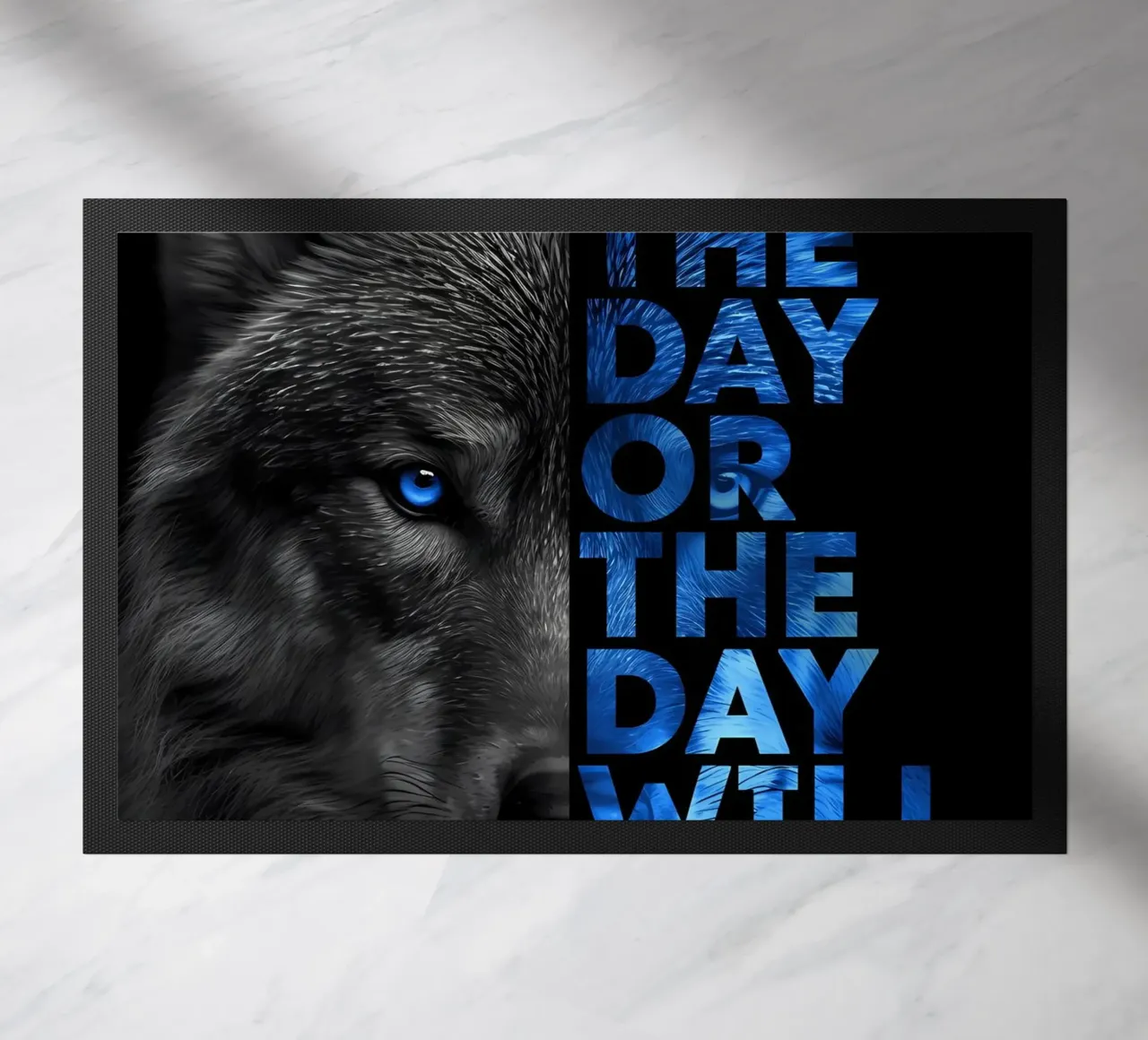 Wolf Dier deurmat van Pierre Walton