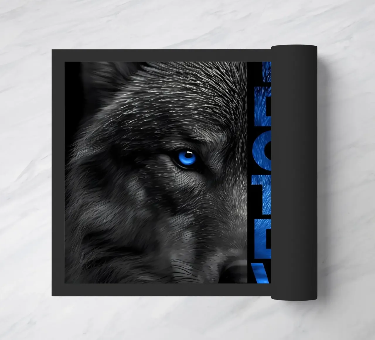 Wolf Dier deurmat van Pierre Walton