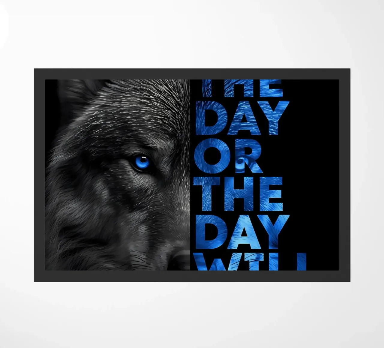 Wolf Dier deurmat van Pierre Walton