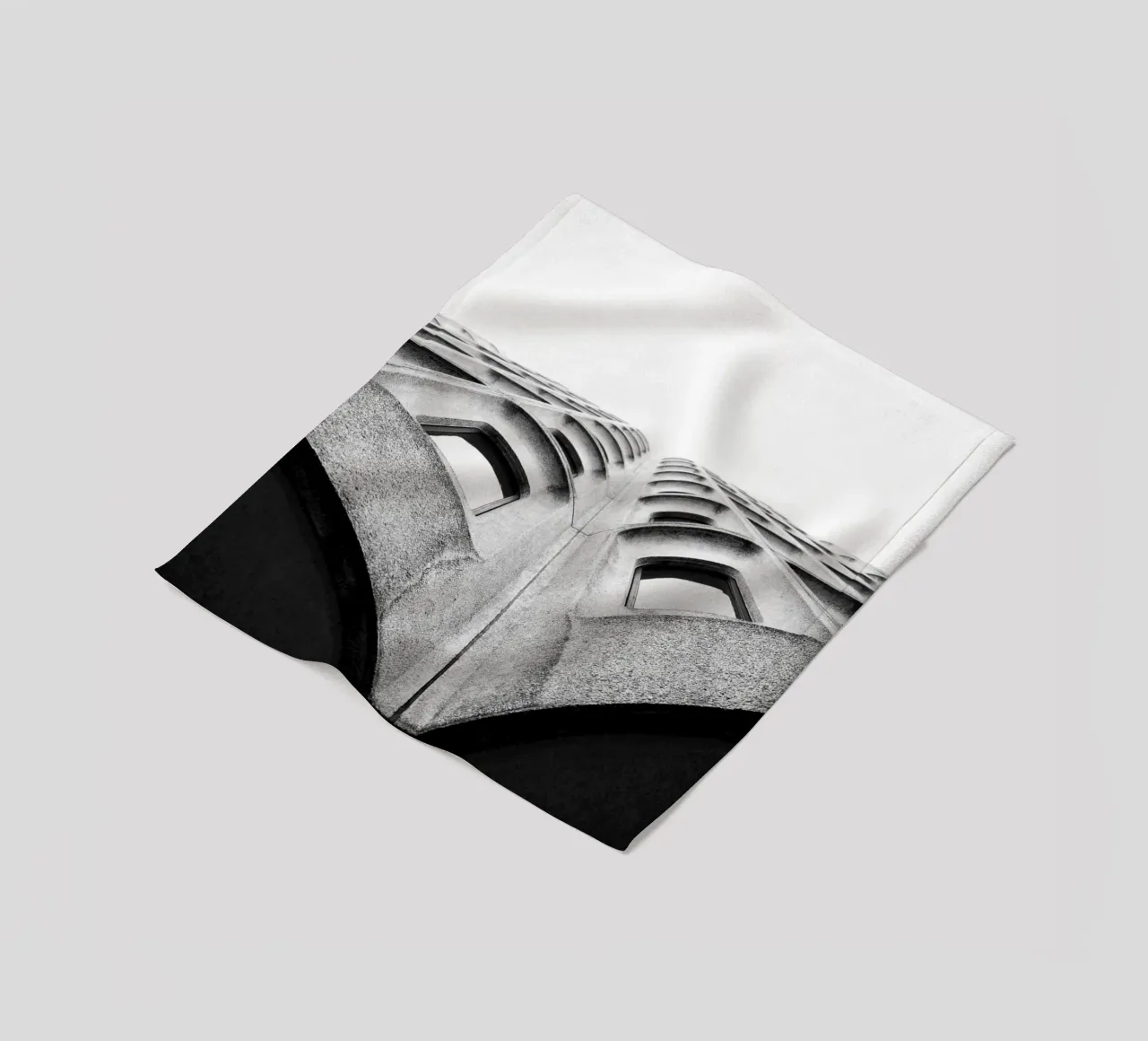 Skyscraper Fleecedecke von Jonas Klein