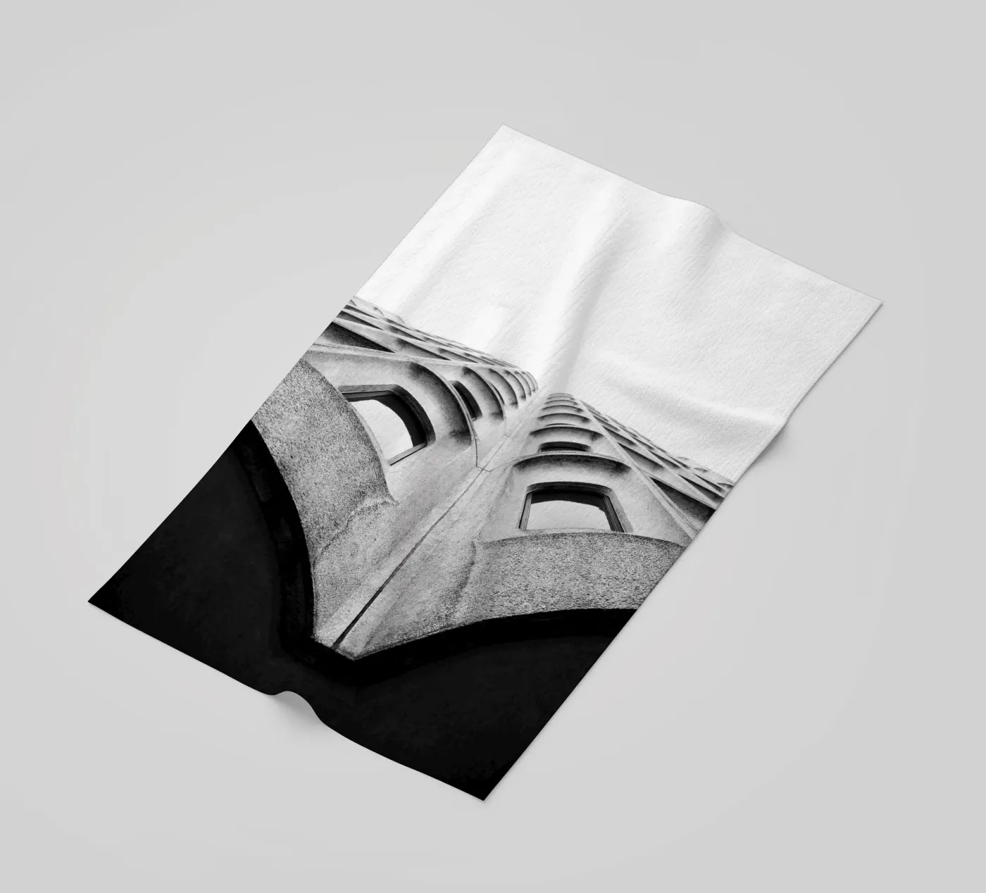 Skyscraper beach towel by Jonas Klein