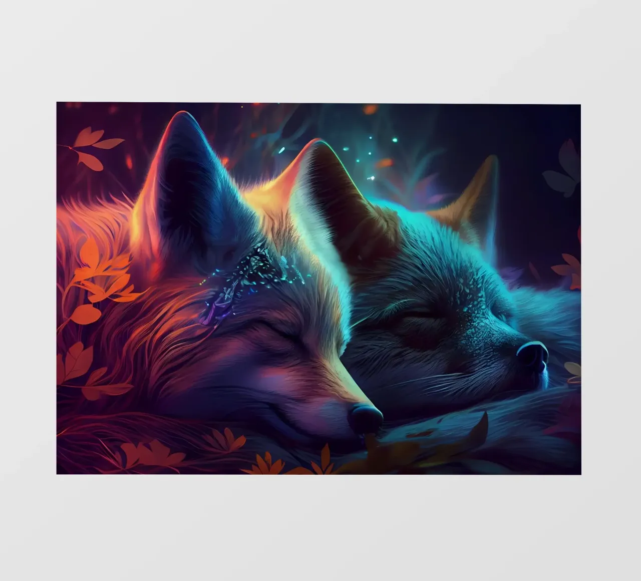 Wolf Dier fotobehang van Pierre Walton