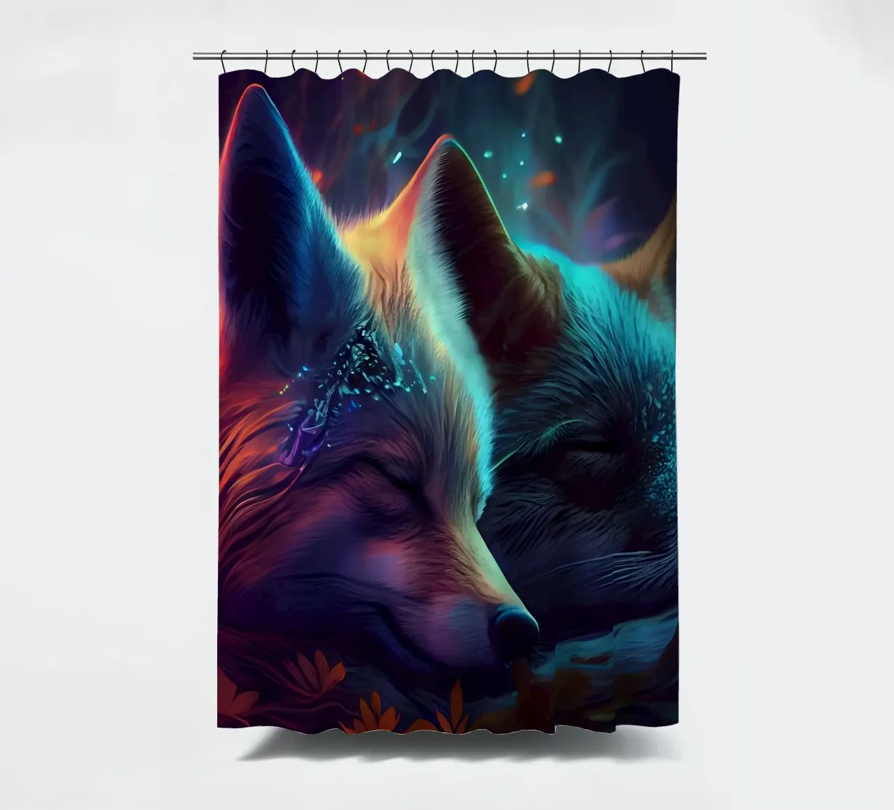 Wolf Animal shower curtain by Pierre Walton