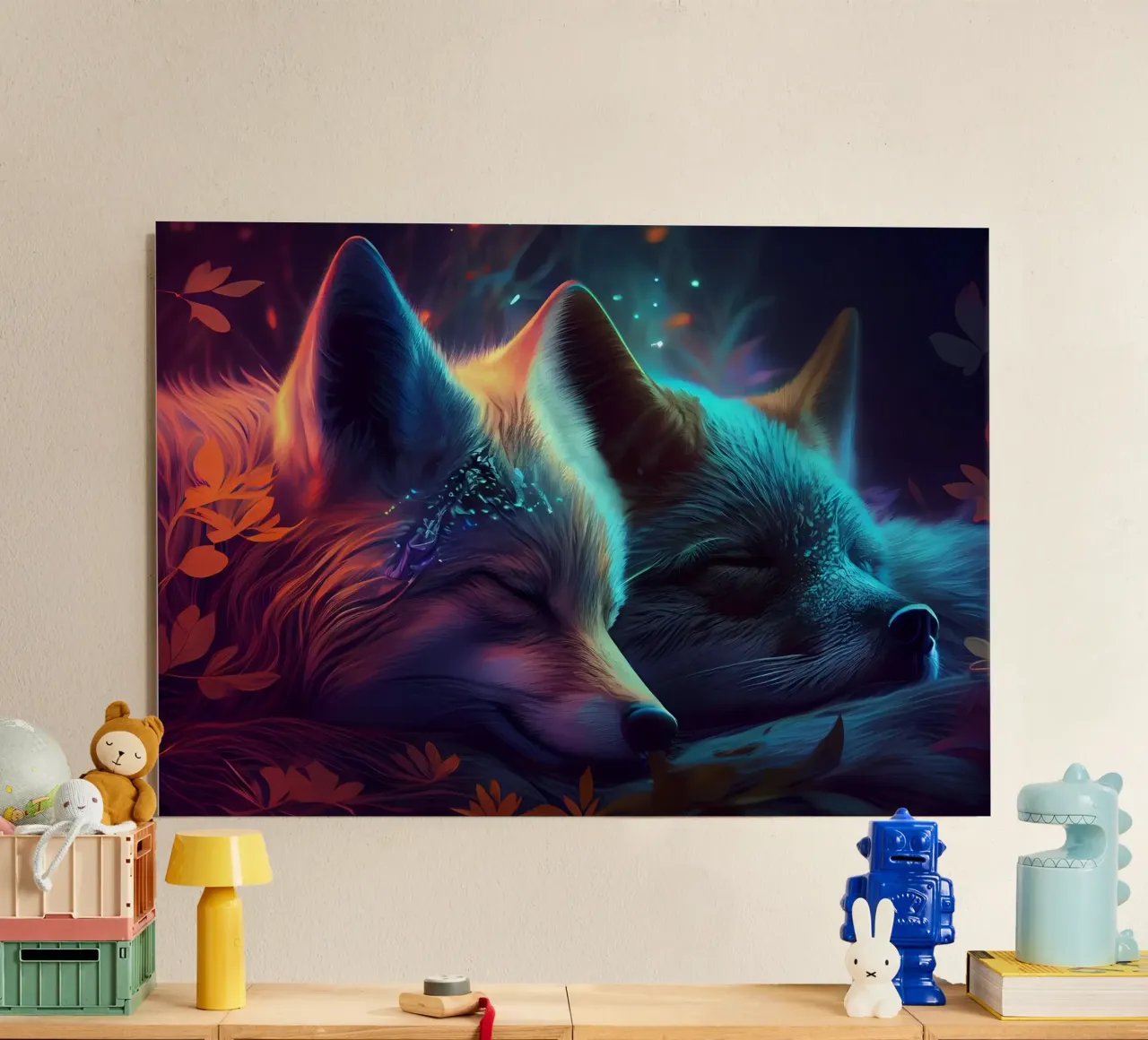 Wolf Animal alu-dibond by Pierre Walton
