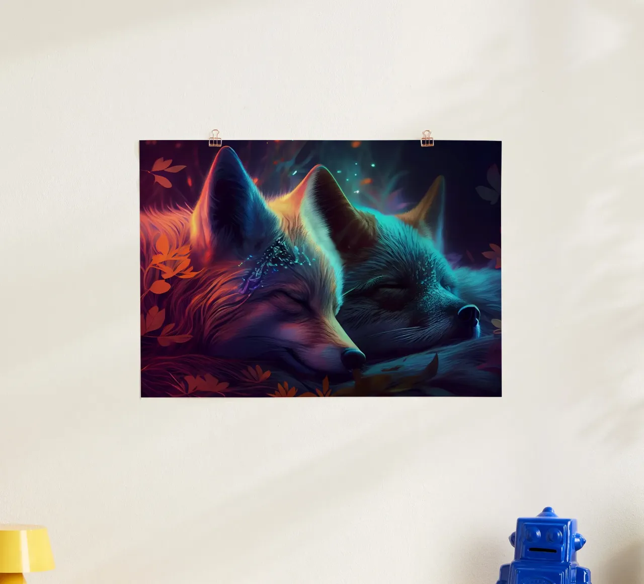 Animale lupo carta hahnemühle da Pierre Walton