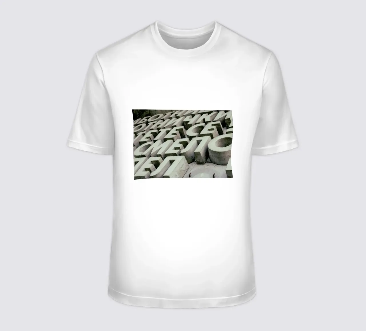 Alphabet t-shirt da Marc Schulthess