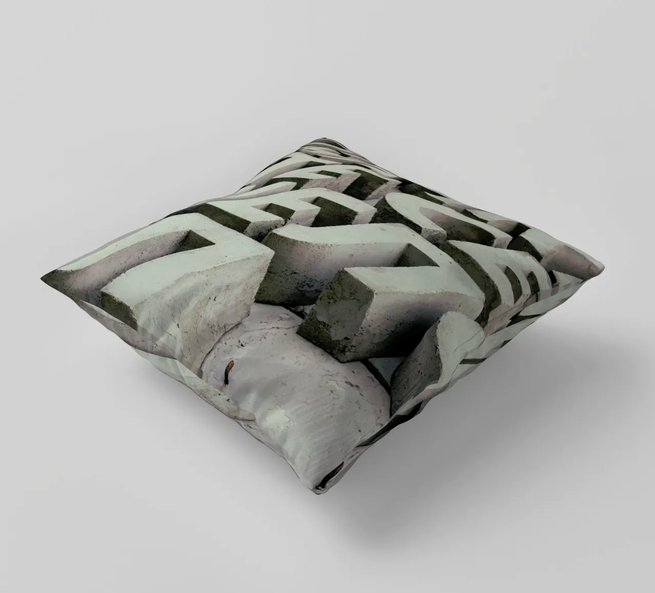 Alphabet cuscino da Marc Schulthess