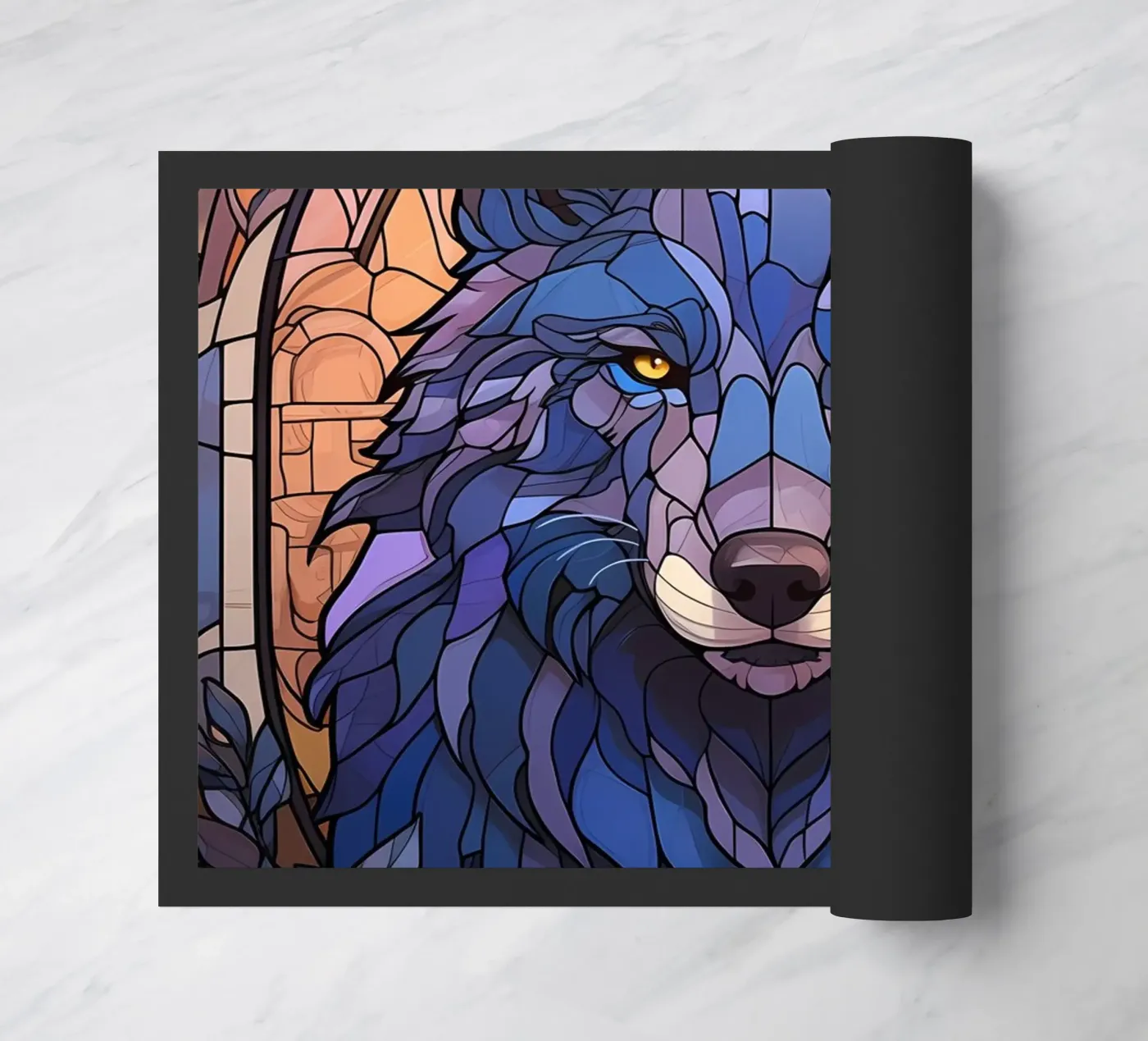 Wolf Dier deurmat van Pierre Walton