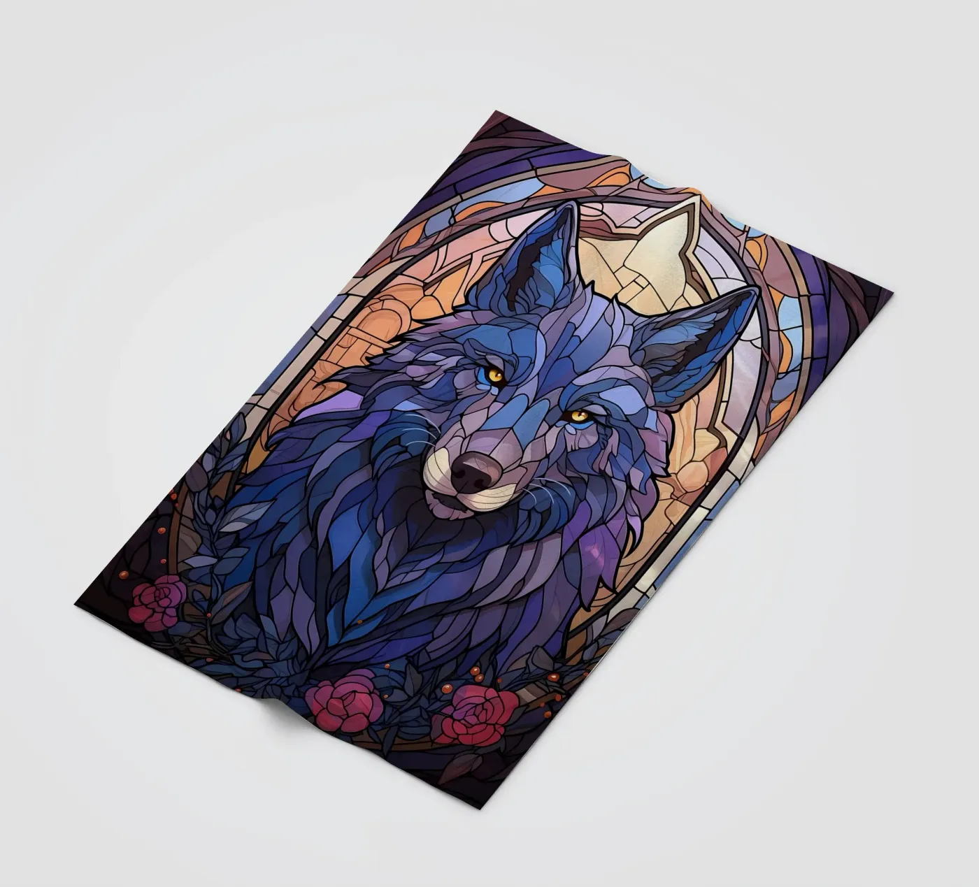 Wolf Dier fleecedeken van Pierre Walton