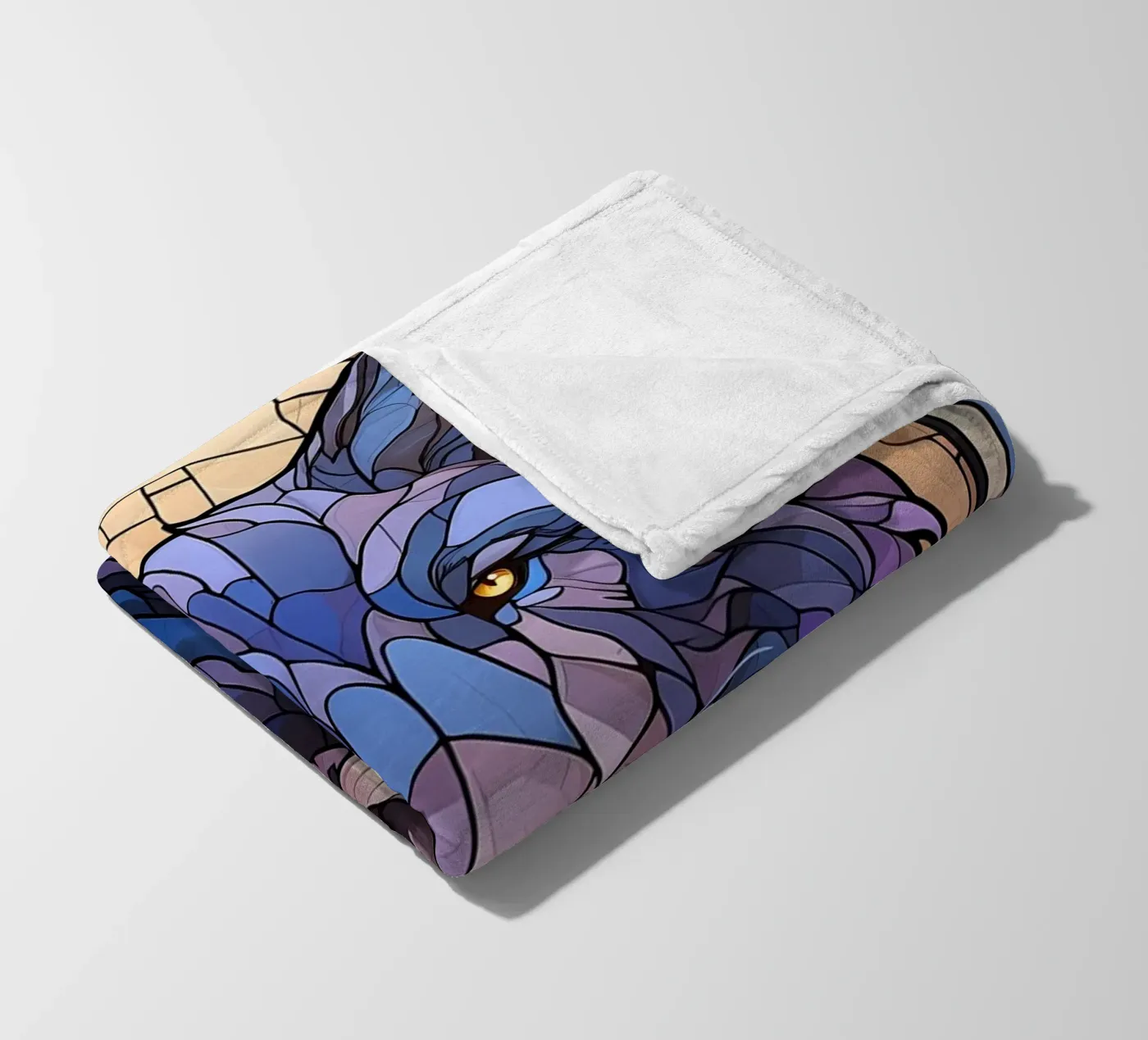 Wolf Dier fleecedeken van Pierre Walton