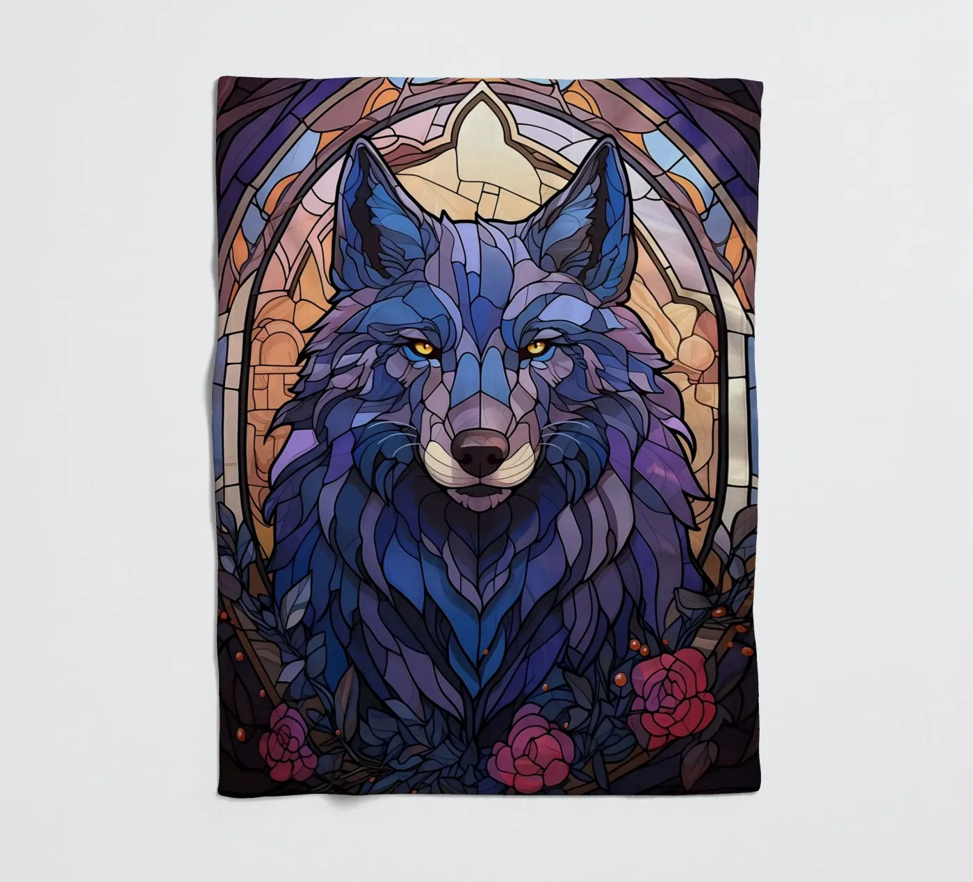 Wolf Dier fleecedeken van Pierre Walton