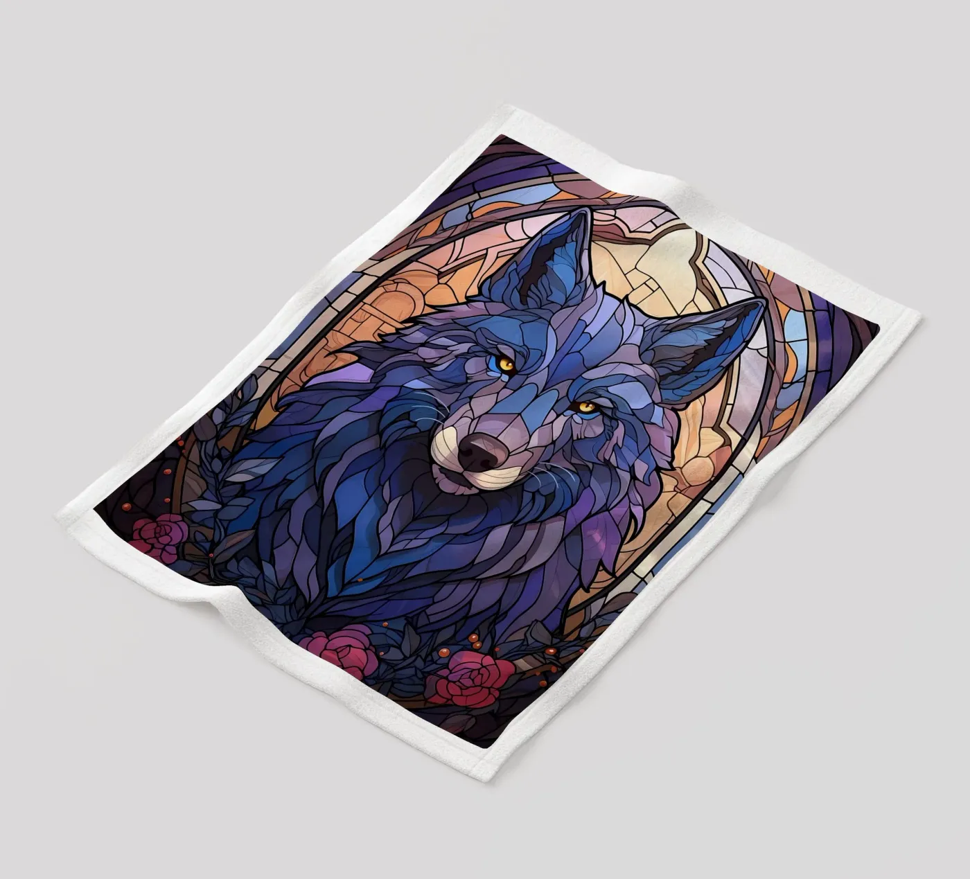 Wolf Dier fleecedeken van Pierre Walton