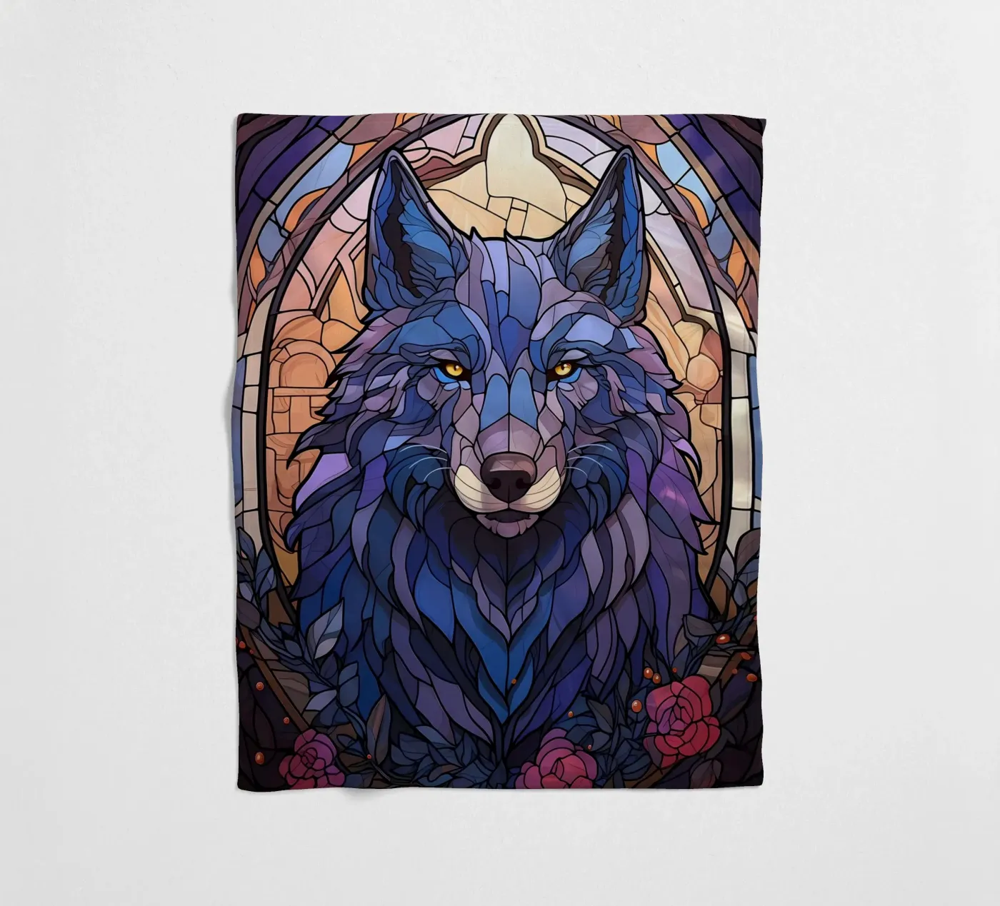 Wolf Dier fleecedeken van Pierre Walton