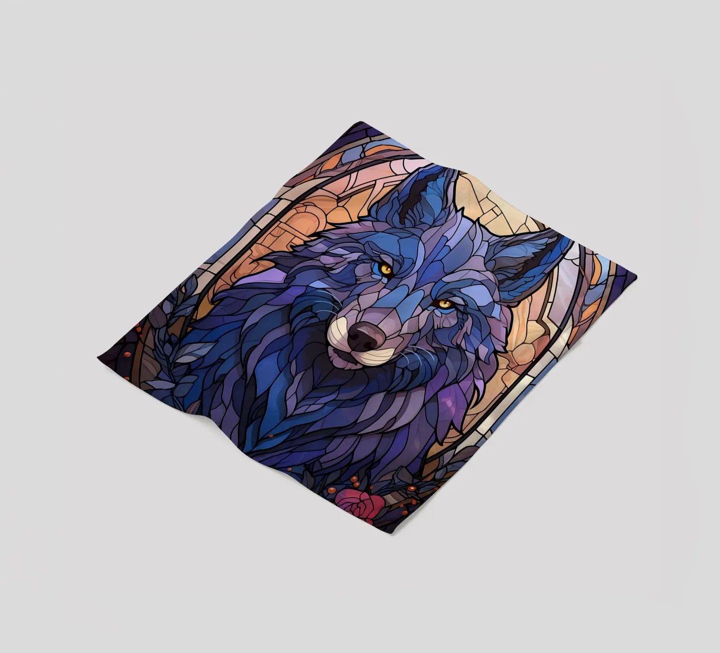 Wolf Dier fleecedeken van Pierre Walton