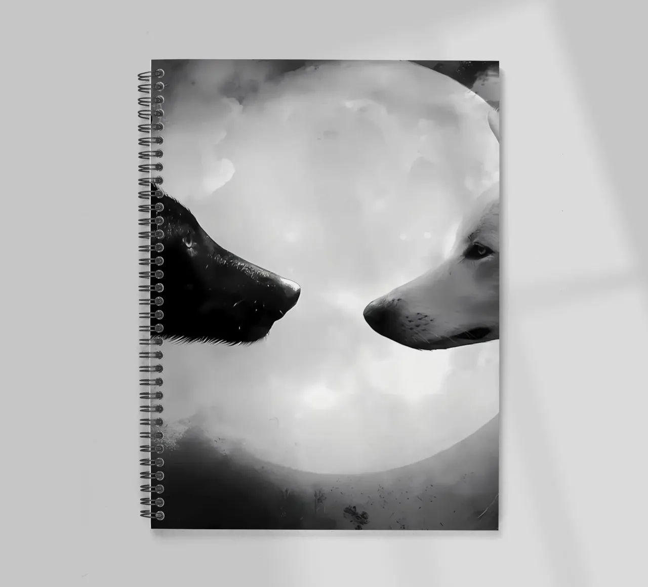 Animale lupo diario ad anelli da Pierre Walton