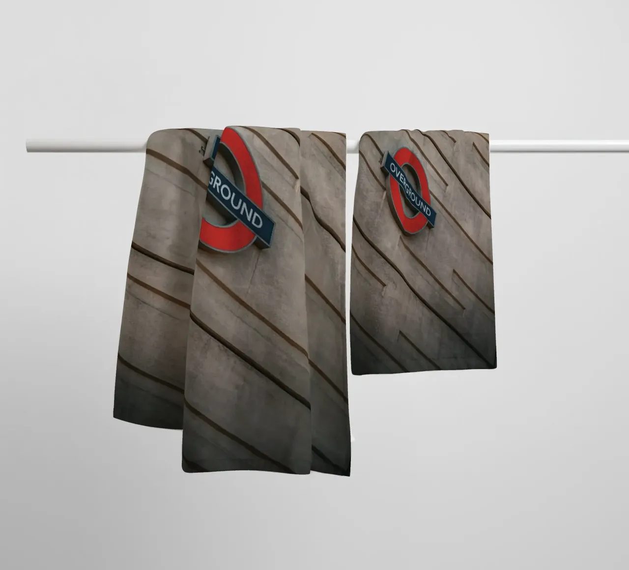 Overground asciugamano da bagno da Jonas Klein