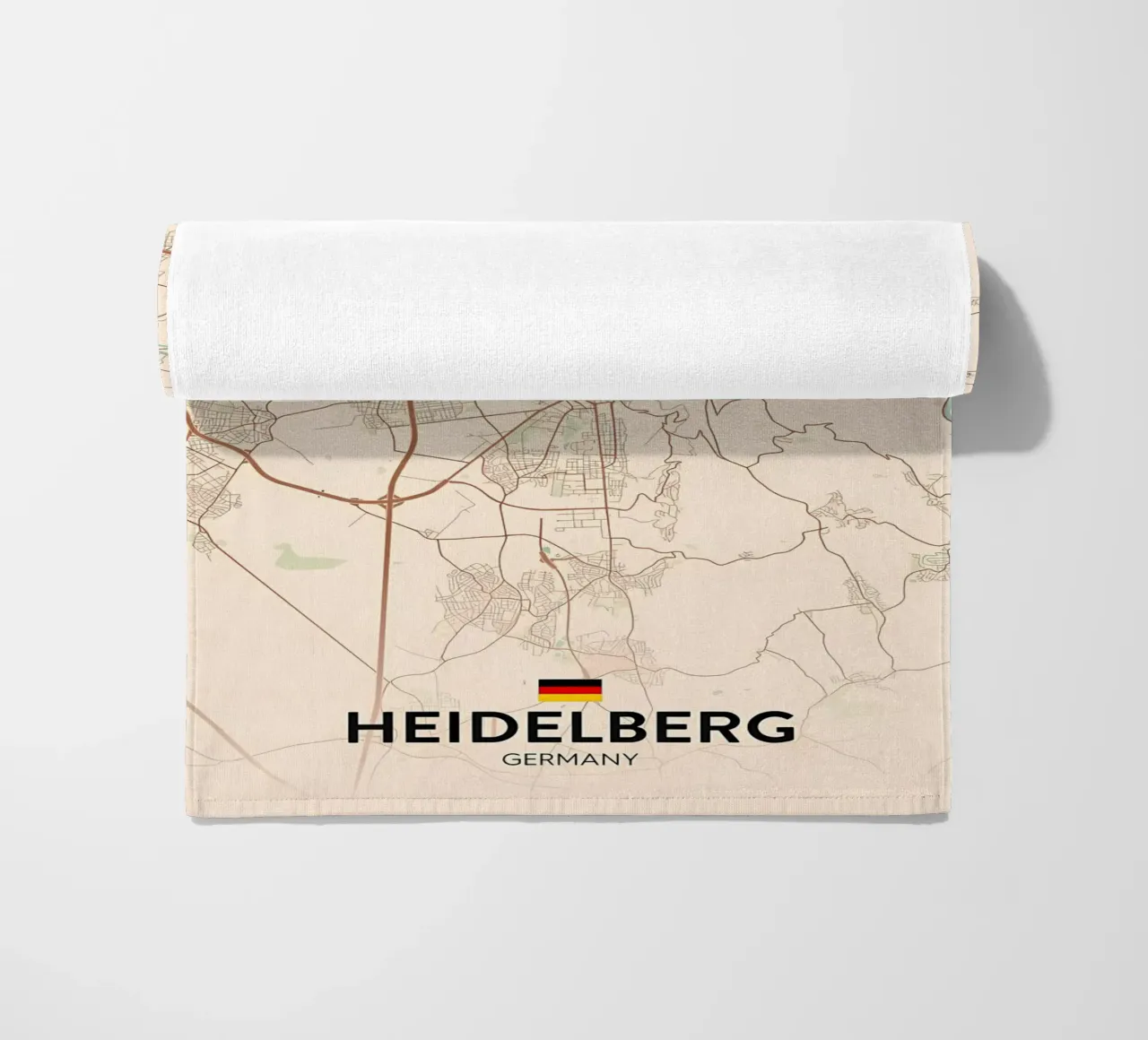 Heidelberg DE beach towel by Christopher Adams
